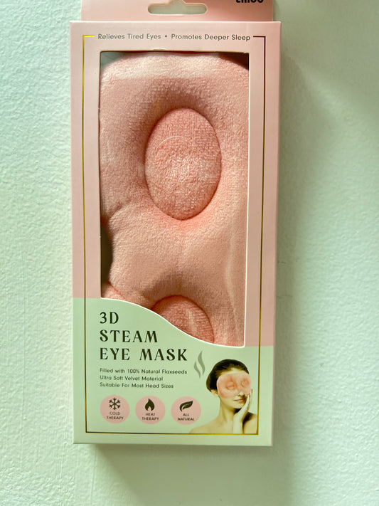 Lindo Velvet 3D Steam Eye Mask with Flaxseed