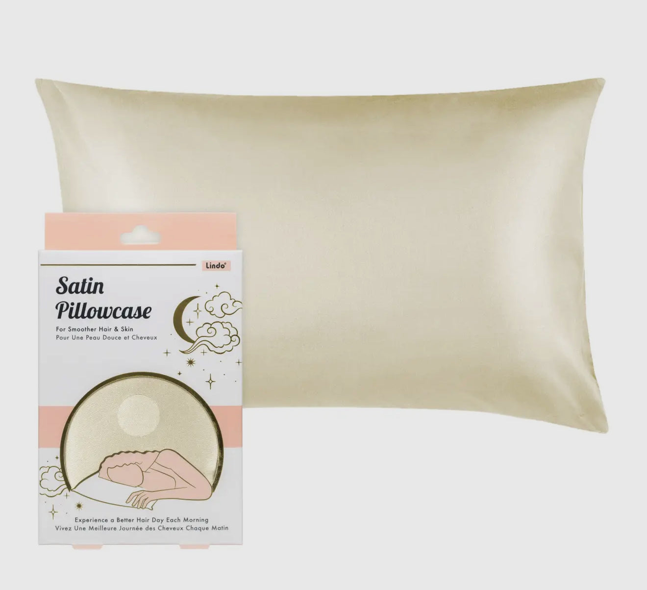 Lindo Standard Satin Pillowcase 26in x 20in