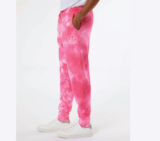 PINK TIE DYE SWEATS