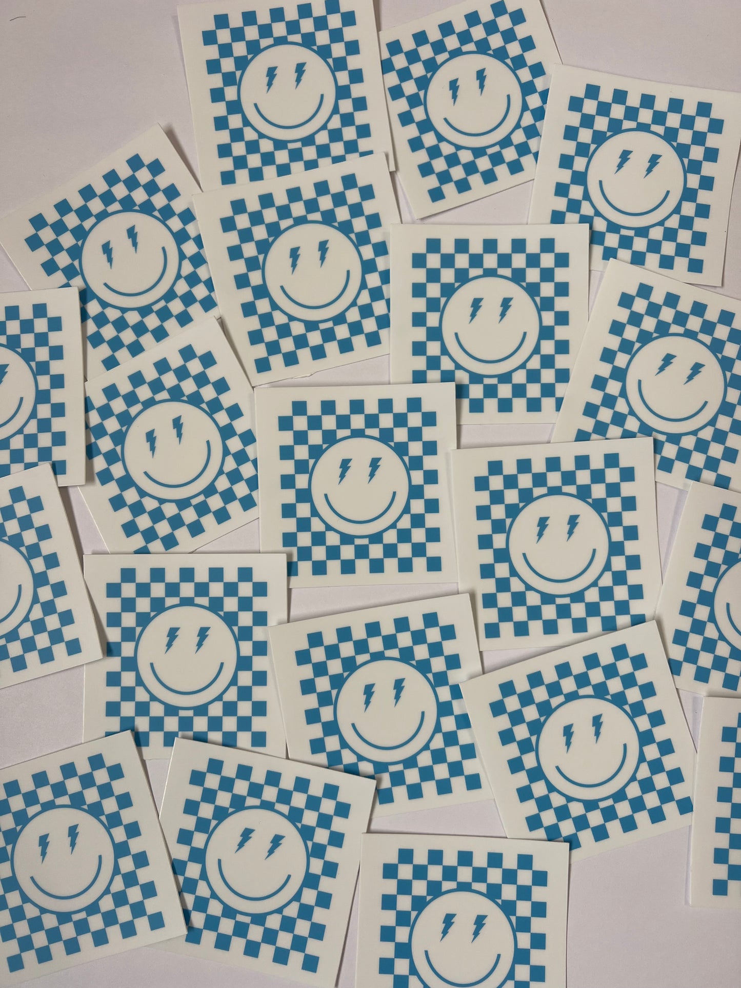 SMILEY Checkered Sticker