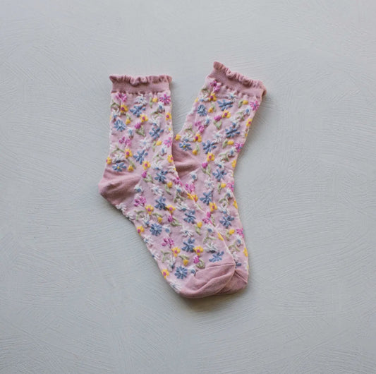 Retro Strawberry Casual Socks