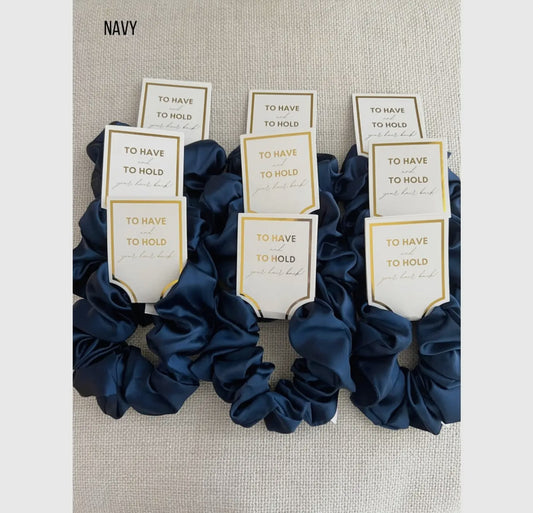 Silk Satin Soft Scrunchies - Grace