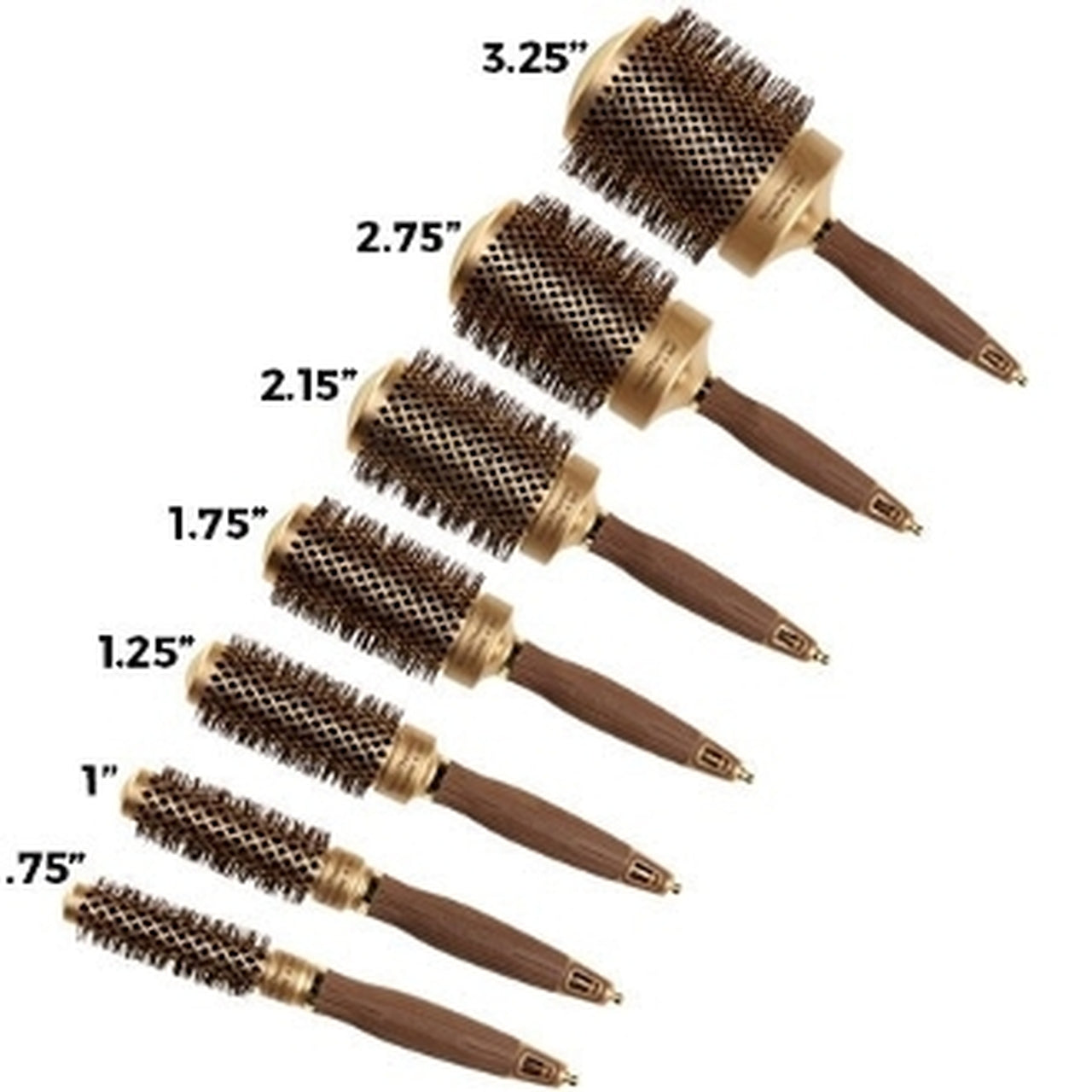 Olive Garden Ceramic Thermal Round Brush