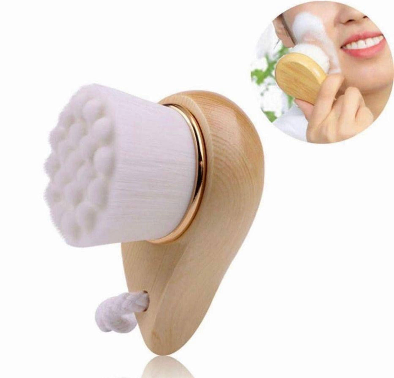 Bamboo Face Cleansing Brush